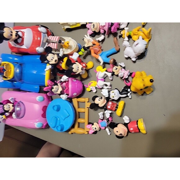 Disney Mickey Mouse & Friends Figurine Lot  Mini Figures cars etc.. Huge lot - Picture 3 of 12